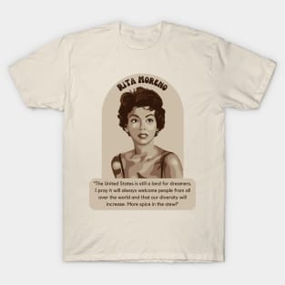 Rita Moreno Portrait T-Shirt